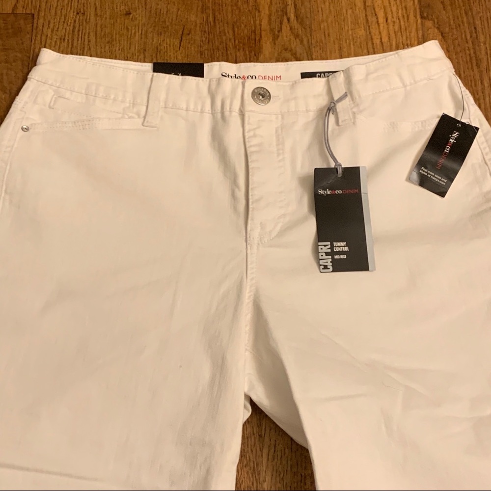 NWT Style & Company Capri ”white”